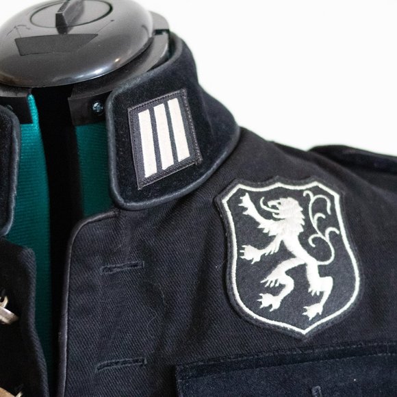 Shrine Gothic Military Vampire Vest M - Picture 6 of 9